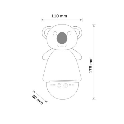 Lampa detská uspávanka