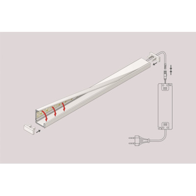 Koncovka s otvorom strieborná
