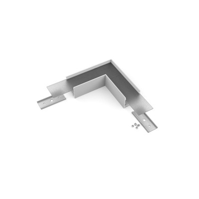 Roh 90° strieborný