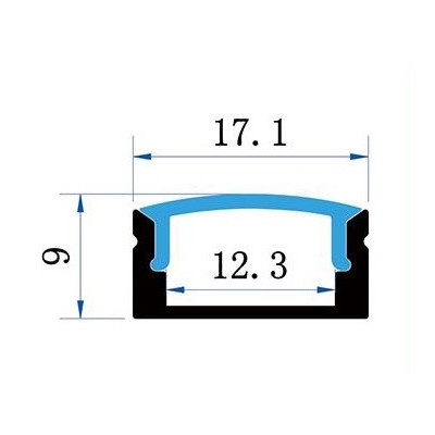 Sada lišty strieborná
