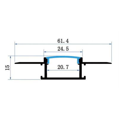 Sada lišty strieborná
