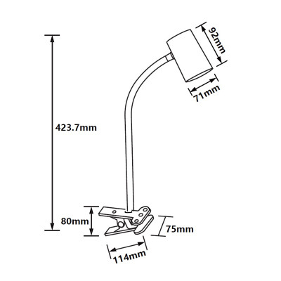 Svietidlo štípcové